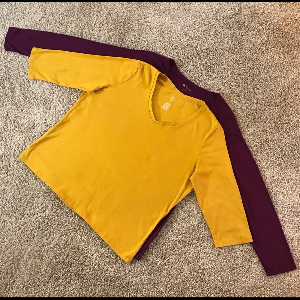 EUC Bundle of Two Stylus and St. John’s Bay Tees, Size XL.